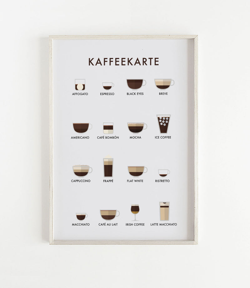 Kaffeekarte Illustration