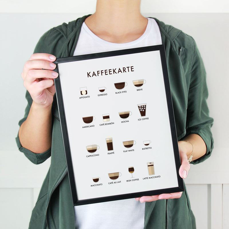 Kaffeekarte Illustration