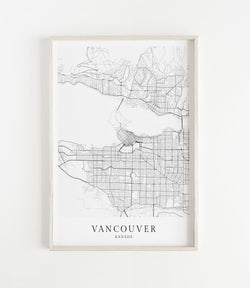 Vancouver Stadtkarte