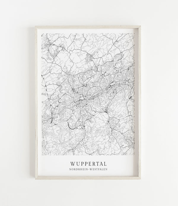 Wuppertal Stadtkarte